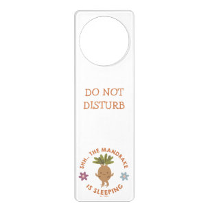 Shh.. The Mandrake Is Sleeping Door Hanger