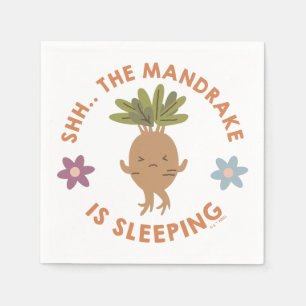 Shh.. The Mandrake Is Sleeping Napkins
