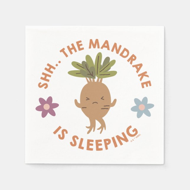 Shh.. The Mandrake Is Sleeping Napkins (Front)