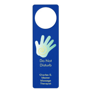 Shh Treatment in Progress with Energy Hand Door Hanger