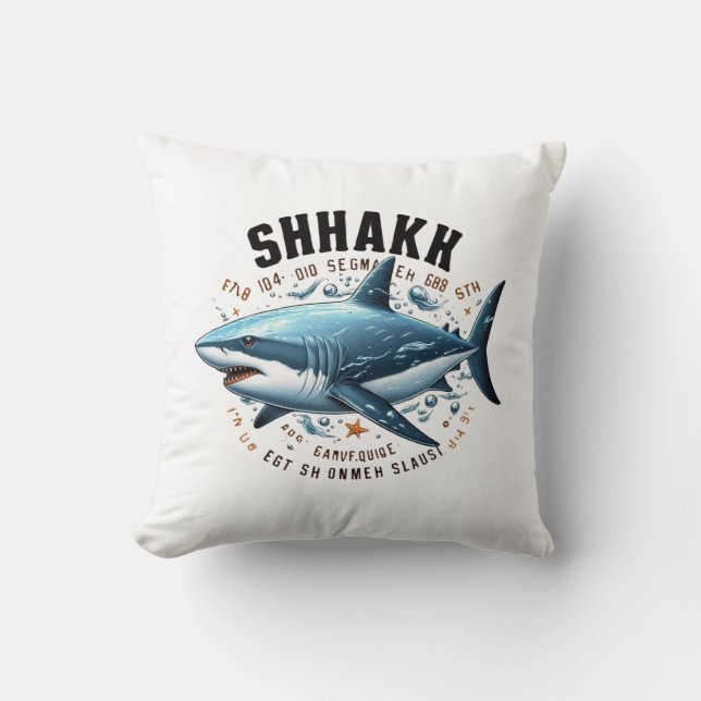Shhakh Surge   Throw Pillow (Front)