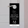 Shhh Do Not Disturb Minimal Salon Treatment Room Door Hanger