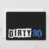 SHHH It's A Surprise Dirty 30th Birthday Party Invitation (Front)