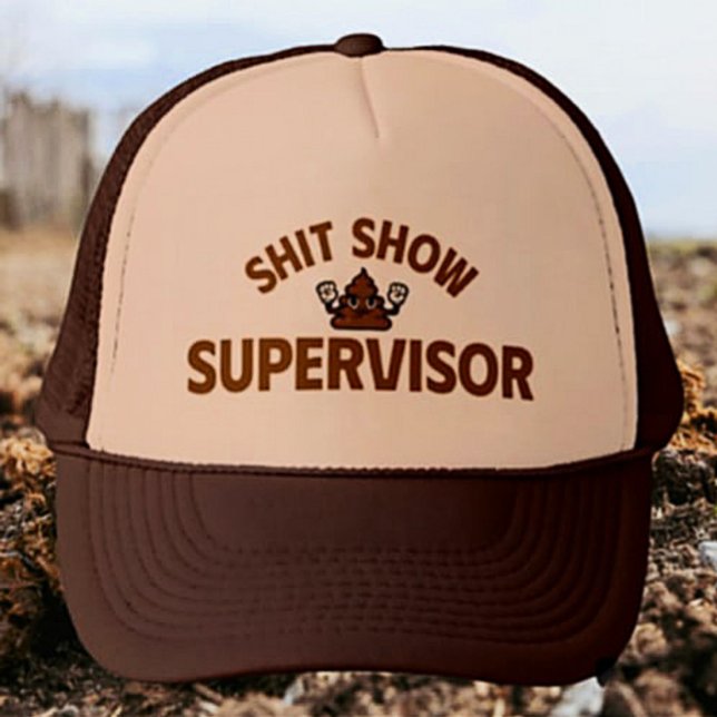 Shhh Show Supervisor Funny Trucker Hat (Creator Uploaded)