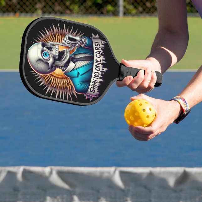 SHHHH... No One Cares The Dapper Skeletons Pickleball Paddle (Insitu)