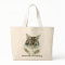 "Shhhhhh...I'm reading" tote bag with CAT