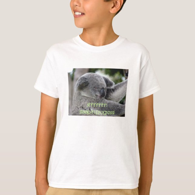 shhhhhhh sleep in progress! T-Shirt (Front)
