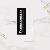 Shhhhhhhh Bookmark to Customize (Office)