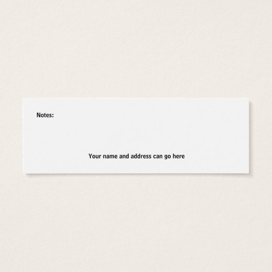 Shhhhhhhh Bookmark to Customize (Back)
