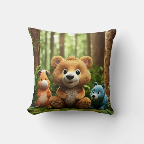 Shi is the wonderful pillow of animals design 