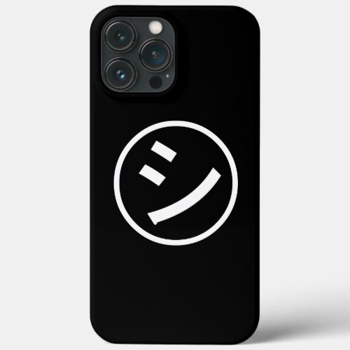  Shi Kana Katakana Smiling Emoji  Emoticon iPhone 13 Pro Max Case