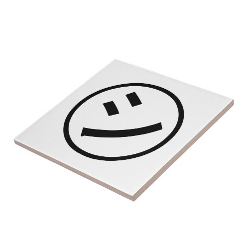  Shi Kana Katakana Smiling Emoji  Emoticon Ceramic Tile