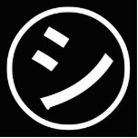 ㋛ Shi Kana Katakana Smiling Emoji / Emoticon Cutout<br><div class="desc">㋛ Shi Kana Katakana Smiling Japanese Emoji / Emoticon / Kaomoji ( 顔文字 ) Text ASCII Art Face Mark.

Globe Trotters specializes in idiosyncratic imagery from around the globe. Here you will find unique Greeting Cards,  Postcards,  Posters,  Mousepads and more.</div>