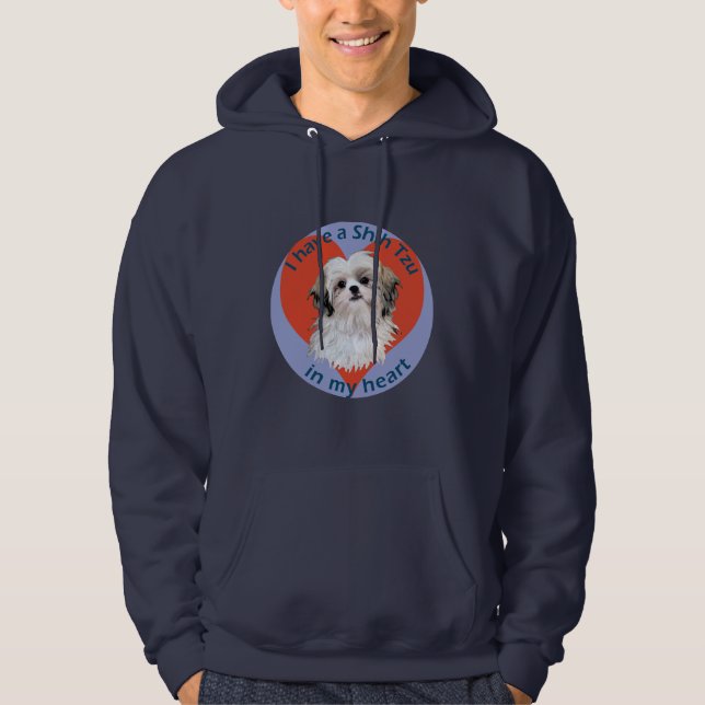 Shi Tzu in My heart Hoodie (Front)