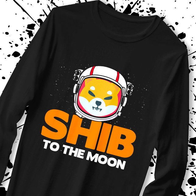 Shib Token Shiba Inu Crypto Meme Coin Moon Dog T-Shirt (Creator Uploaded)