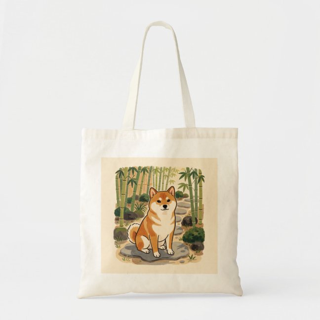 Shiba Bamboo Garden Path Tote Bag