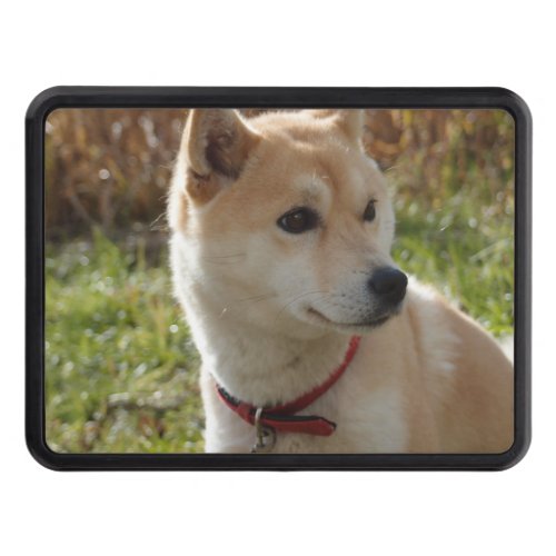 shiba cream trailer hitch cover