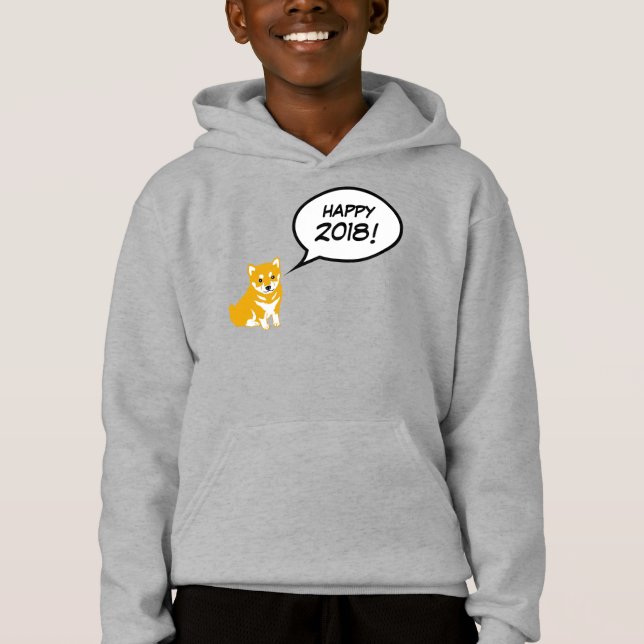 Shiba Dog custom Year Toddler Hoddie Hoodie (Front)