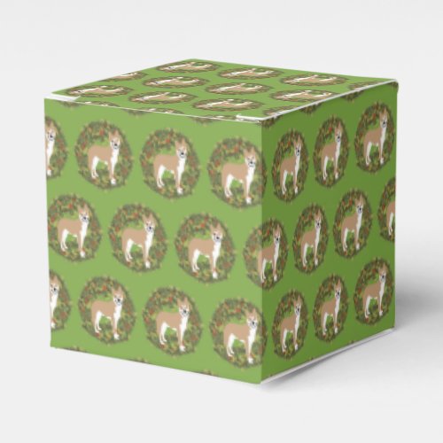 Shiba Dog _ Wreath Favor Boxes