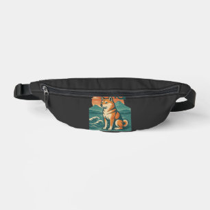 Shiba Dreams at Dusk Fanny Pack