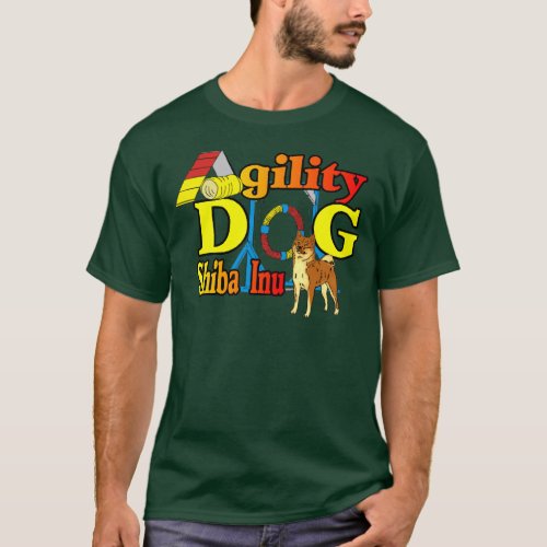 Shiba Inu Agility T_Shirt