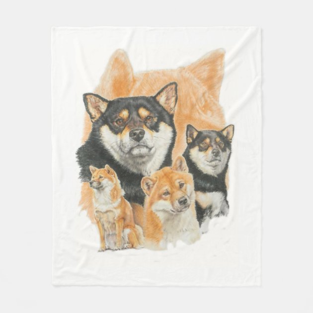 Shiba cheap inu blanket