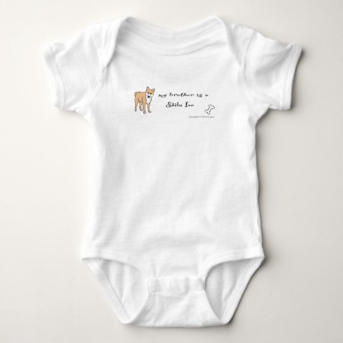 shiba inu baby bodysuit