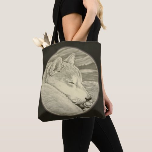 Shiba Inu Bags Shiba Inu Dog Shopping Tote Bags