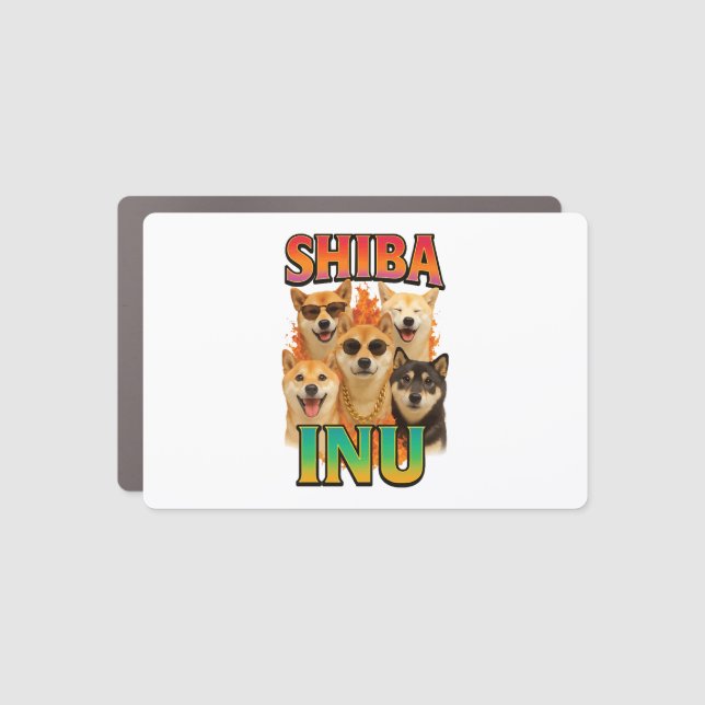 Shiba Inu  Car Magnet (Front)