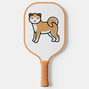 shiba inu cartoon carbon fiber pickleball paddle 