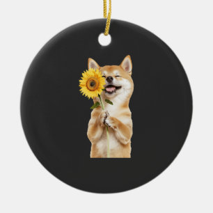 Shiba Inu Ceramic Ornament