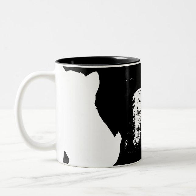 Shiba Inu Chinese Dog Year 2018 Monogram Mug (Left)