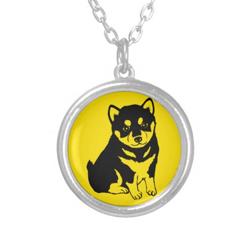 Shiba Inu Chinese Dog Year 2018 Round Necklace