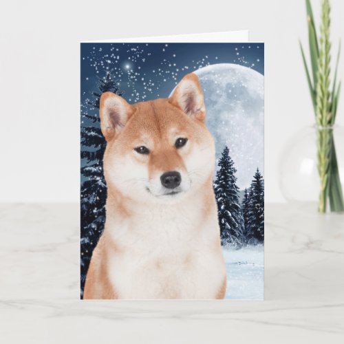 Shiba Inu Christmas Card