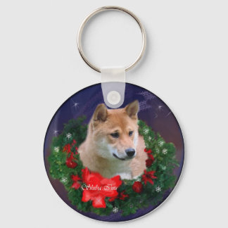 Shiba Inu Christmas Gifts Keychain