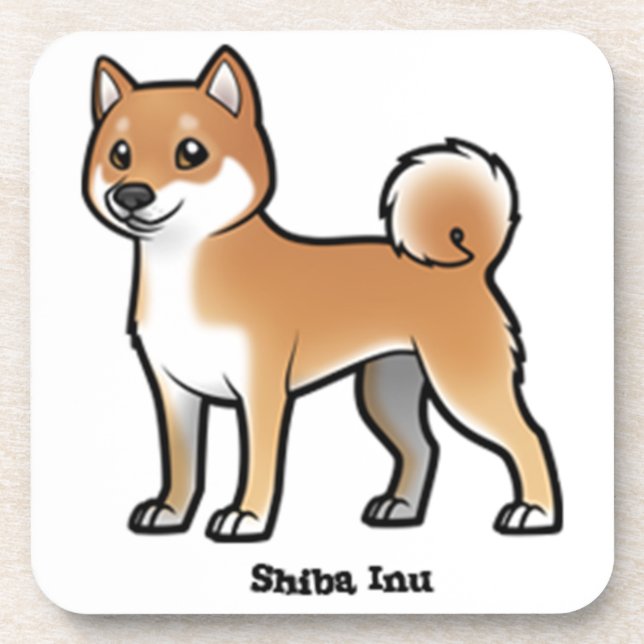 shiba inu coaster (Front)