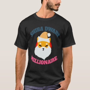 Shiba Inu Coin Crypto Decal Shiba Dwarf Mustache T-Shirt