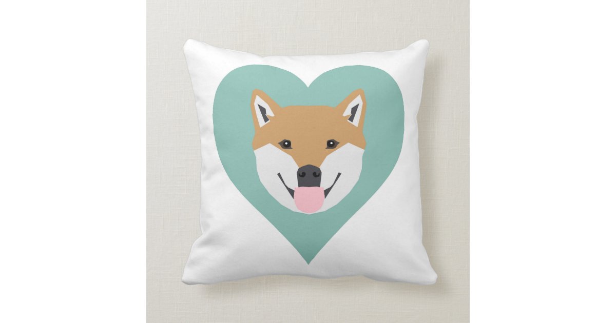 shiba inu dog pillow