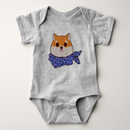 Shiba Inu cute Onesy Baby Baby Bodysuit