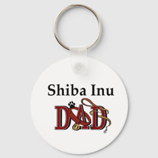 Shiba Inu Dad Gifts Keychain