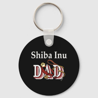 shiba inu dad Keychain