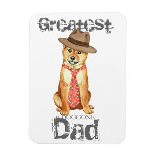 Shiba Inu Dad Magnet