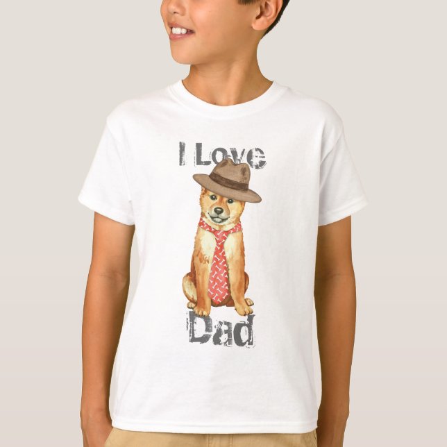 Shiba Inu Dad T-Shirt (Front)