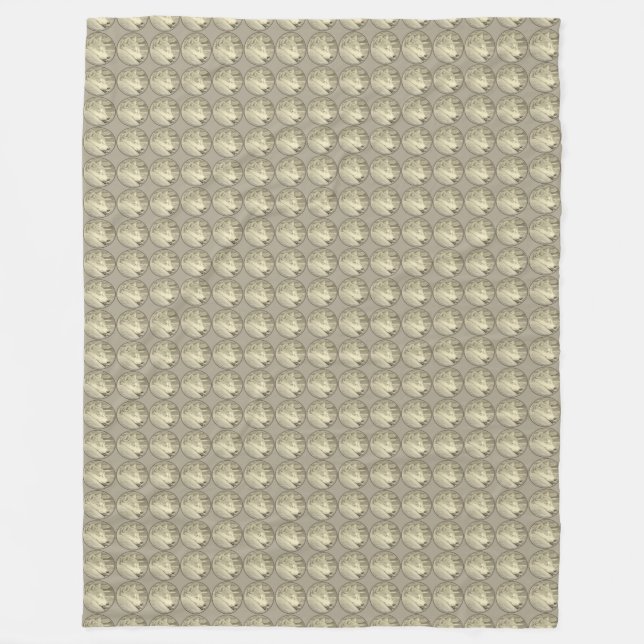 Shiba Inu Dog Blanket Dog Art Fleece Blankets (Front)