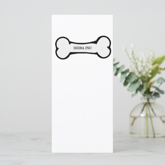 shiba inu dog bone (Standing Front)