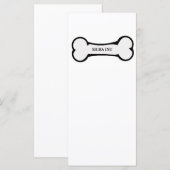 shiba inu dog bone (Front/Back)