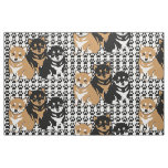 Shiba Inu Dog Breed Fabric