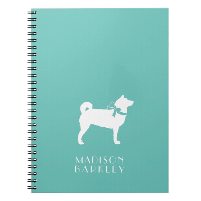 Shiba Inu Dog Puppy Notebook (Front)