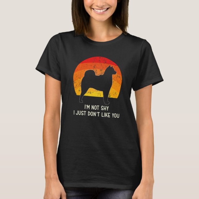 Shiba Inu Dog Retro  17 T-Shirt (Front)