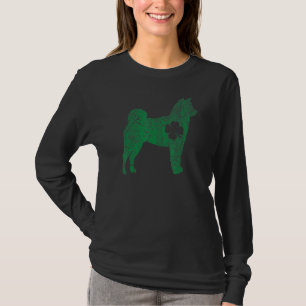 Shiba Inu Dog Shamrock St Patrick's Day Saint Padd T-Shirt